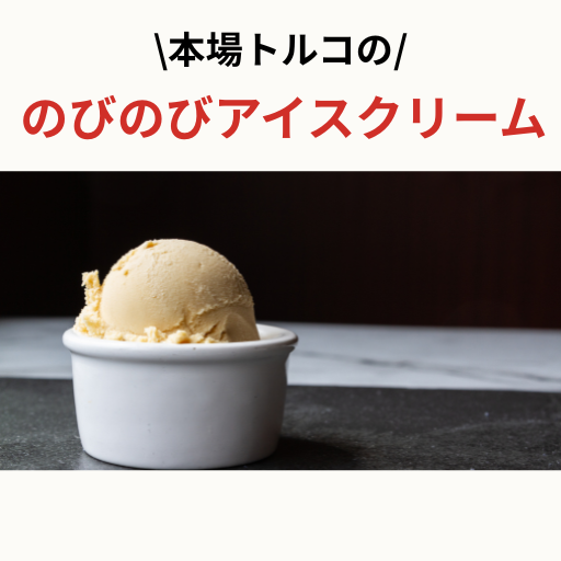 🍨【暑い日は、のび〜るトルコアイス！】